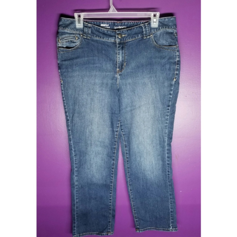 Lane Bryant Simply Straight Jeans Plus Size